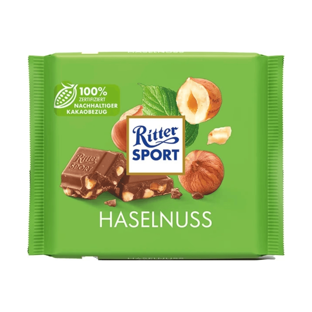 Ritter Sport Haselnuss mléčná čokoláda 100 g