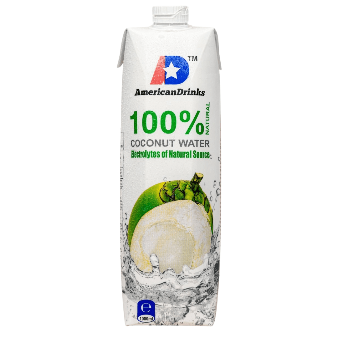 American drinks kokosová voda 1L 100% natural