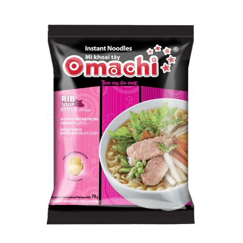 Omachi instant noodle pork ribs 80g