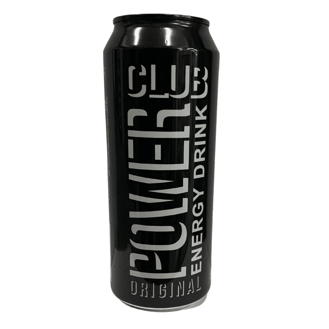 Club Power Energy 0,5L plech Classic černý