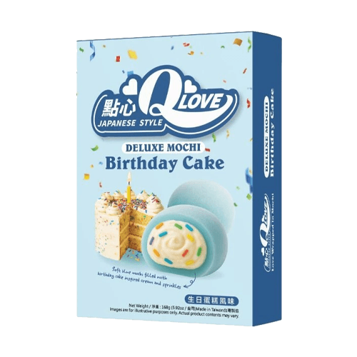 QLove Birthday Cake Deluxe Mochi 168g