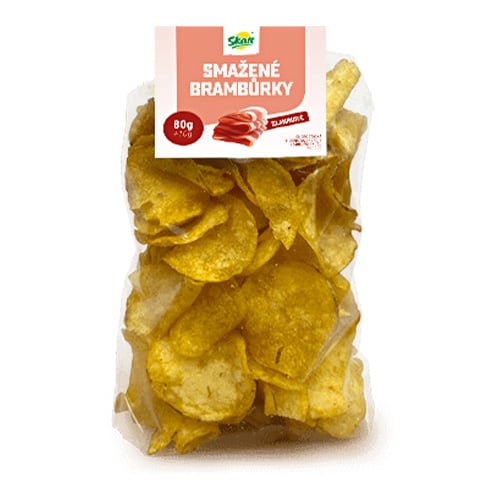 Skatt Smažené Brambůrky Slaninové 80g
