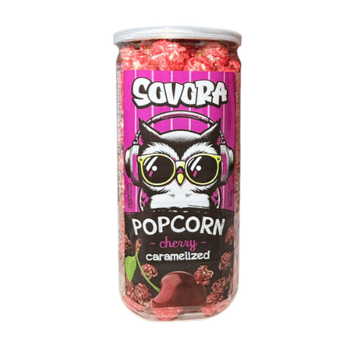 Sovora Popcorn s příchutí třešně 160g 