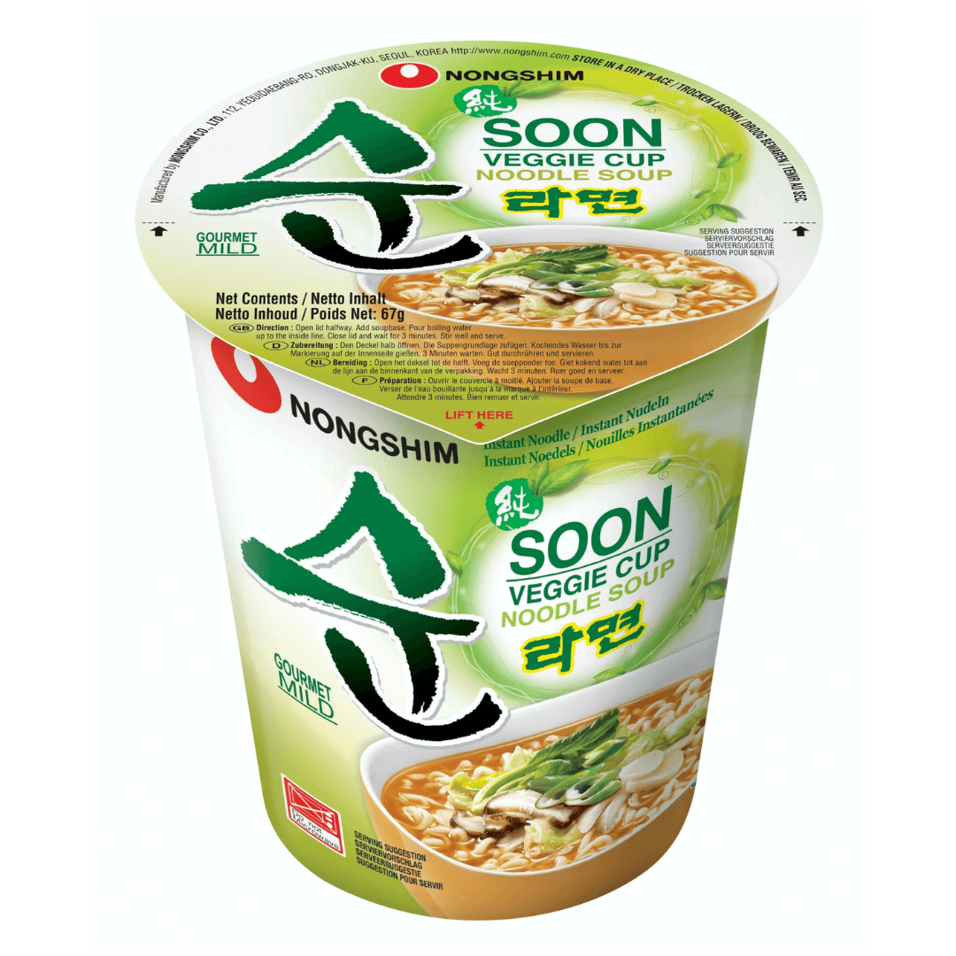 Nongshim Soon Veggie Ramyun Cup 67g