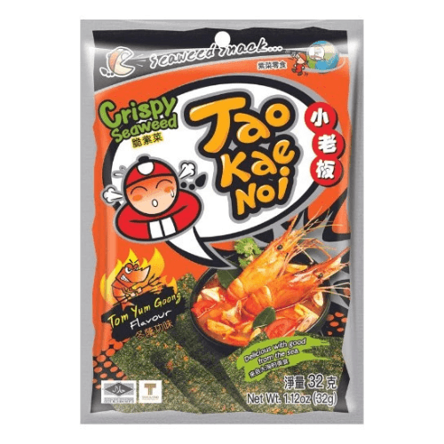 TAO KAE NOI CRISPY SEAWEED TOMYUM FLAVOUR 32G x 12