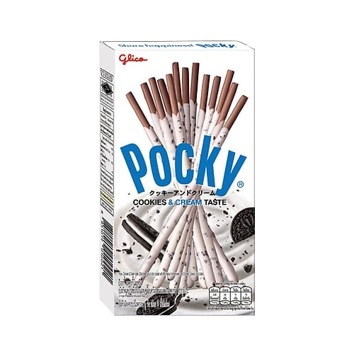 Glico Pocky Cookies & Cream 40g x 10 – Sušenky a krém v dokonalé tyčince