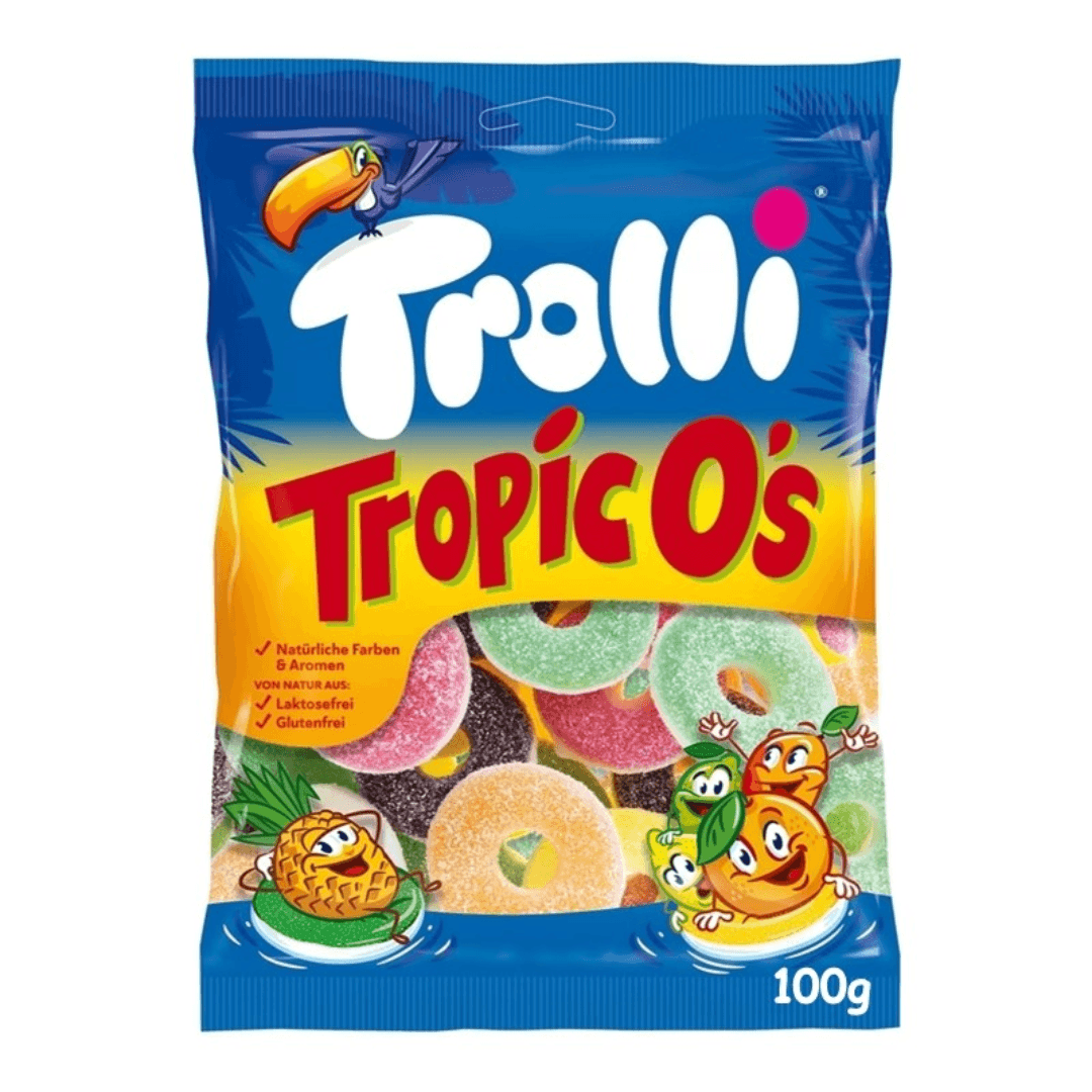 Trolli Tropic O´s 100g