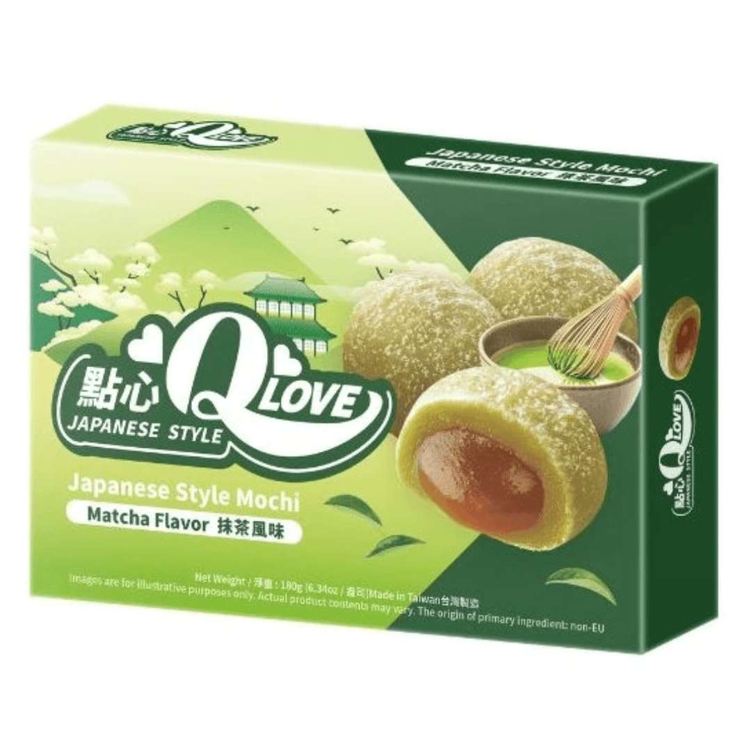 QLove Matcha Traditional Mochi 180g 