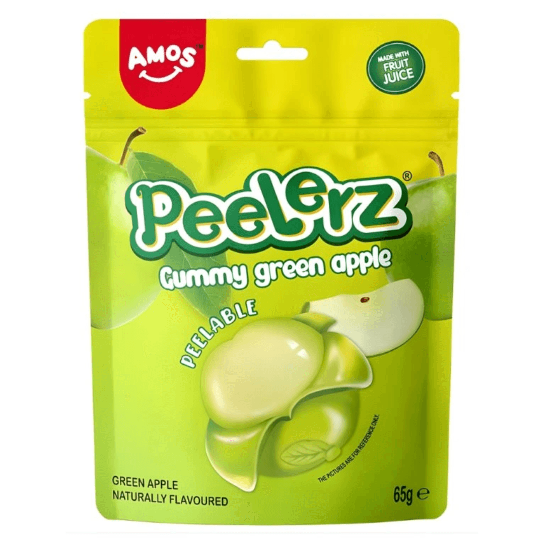 Amos Green Apple Peelable Gummy 65g