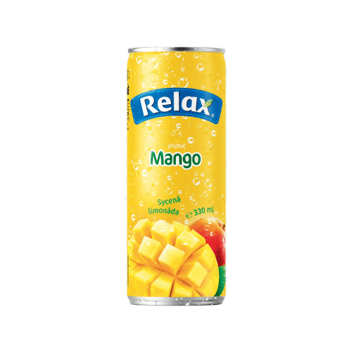 Relax Limonáda mango 330ml plech