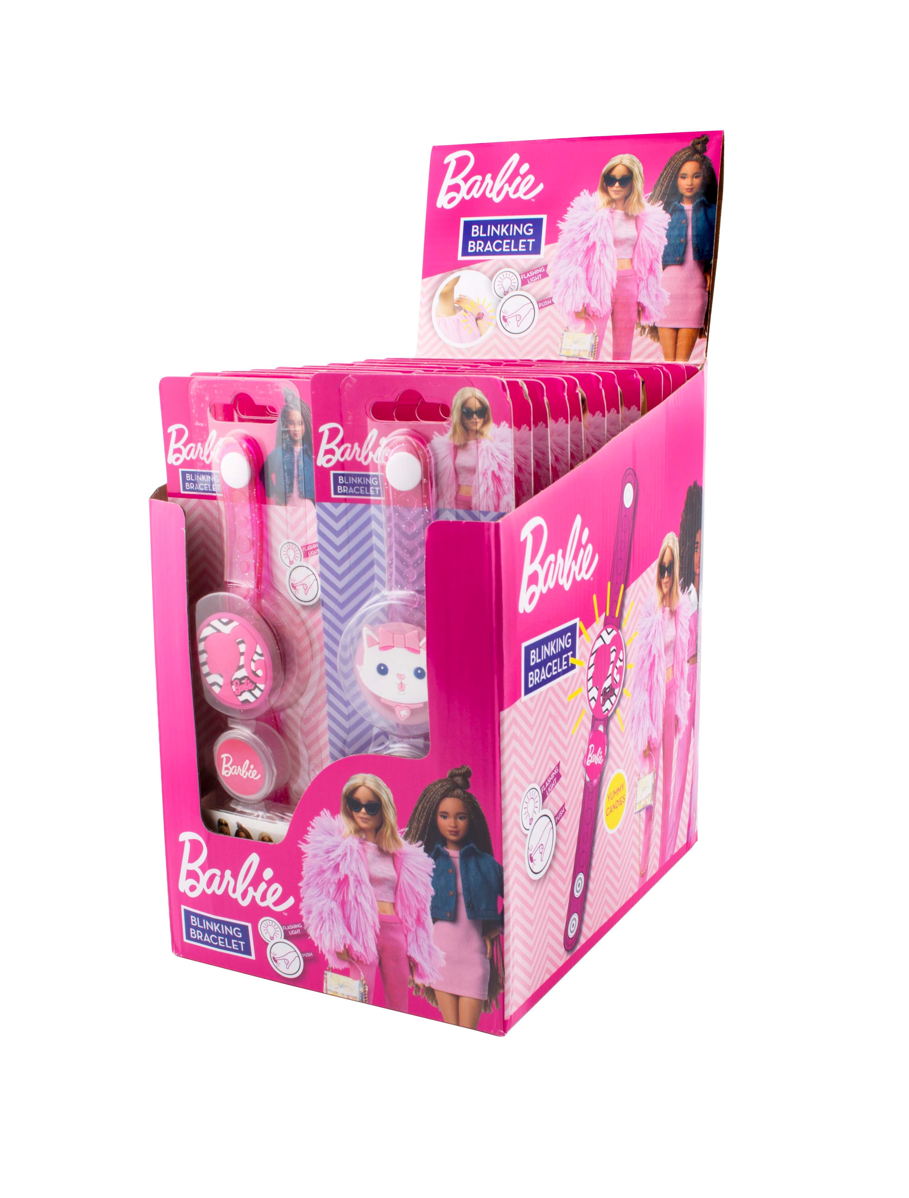 Barbie Blinking Bracelet - blikající náramek s cukrovinkou 10g