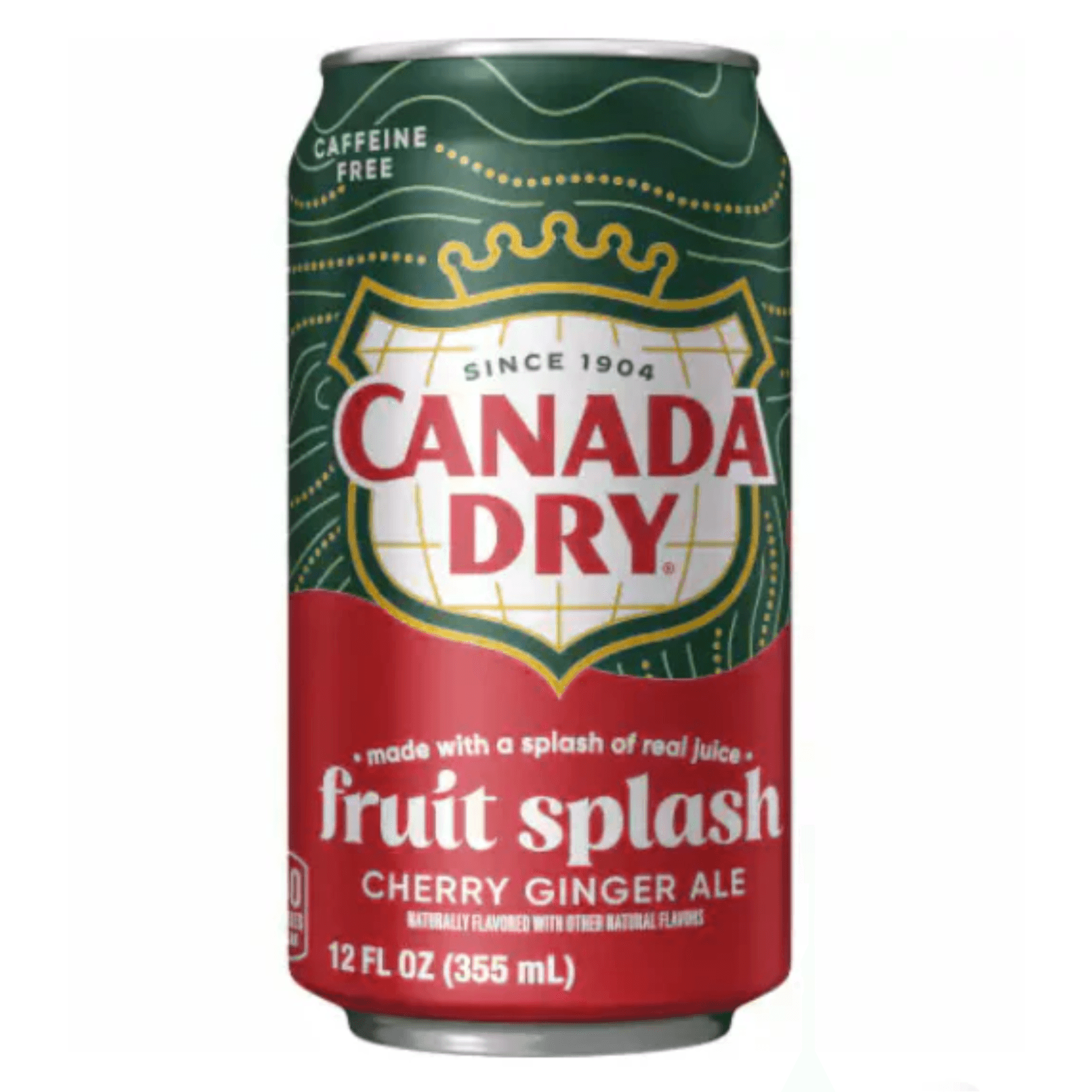 Canada Dry Fruit Splash Cherry Ginger Ale 355ml
