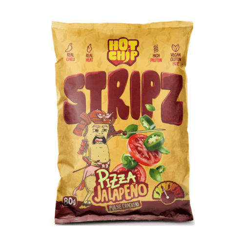 Hot Chip STRIPZ Pizza Jalapeno 80g 