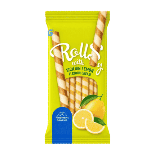 Piedmont Cookies Vaflove Trubicky Lemon 160g