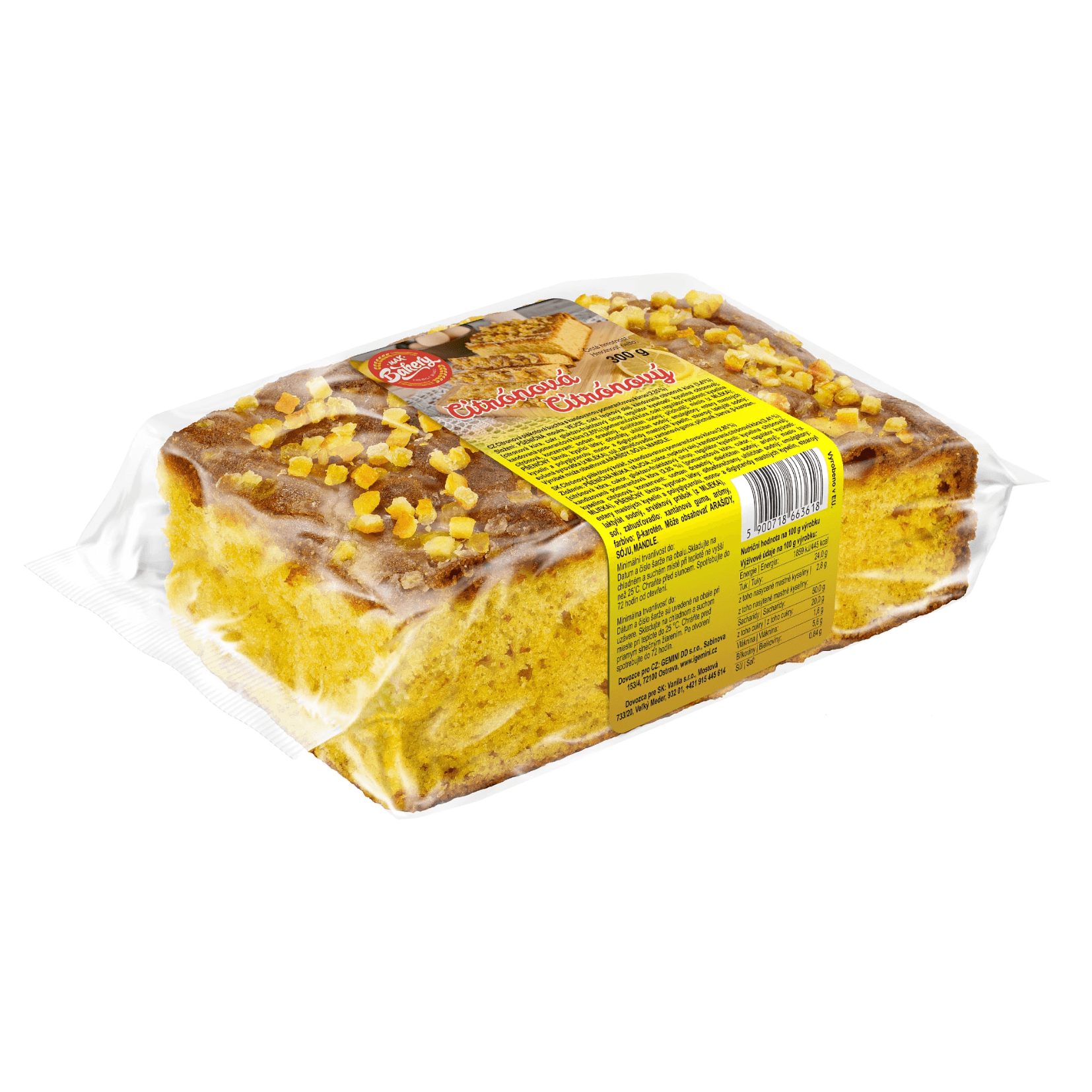 Max Bakery Buchta citrónová 300g 