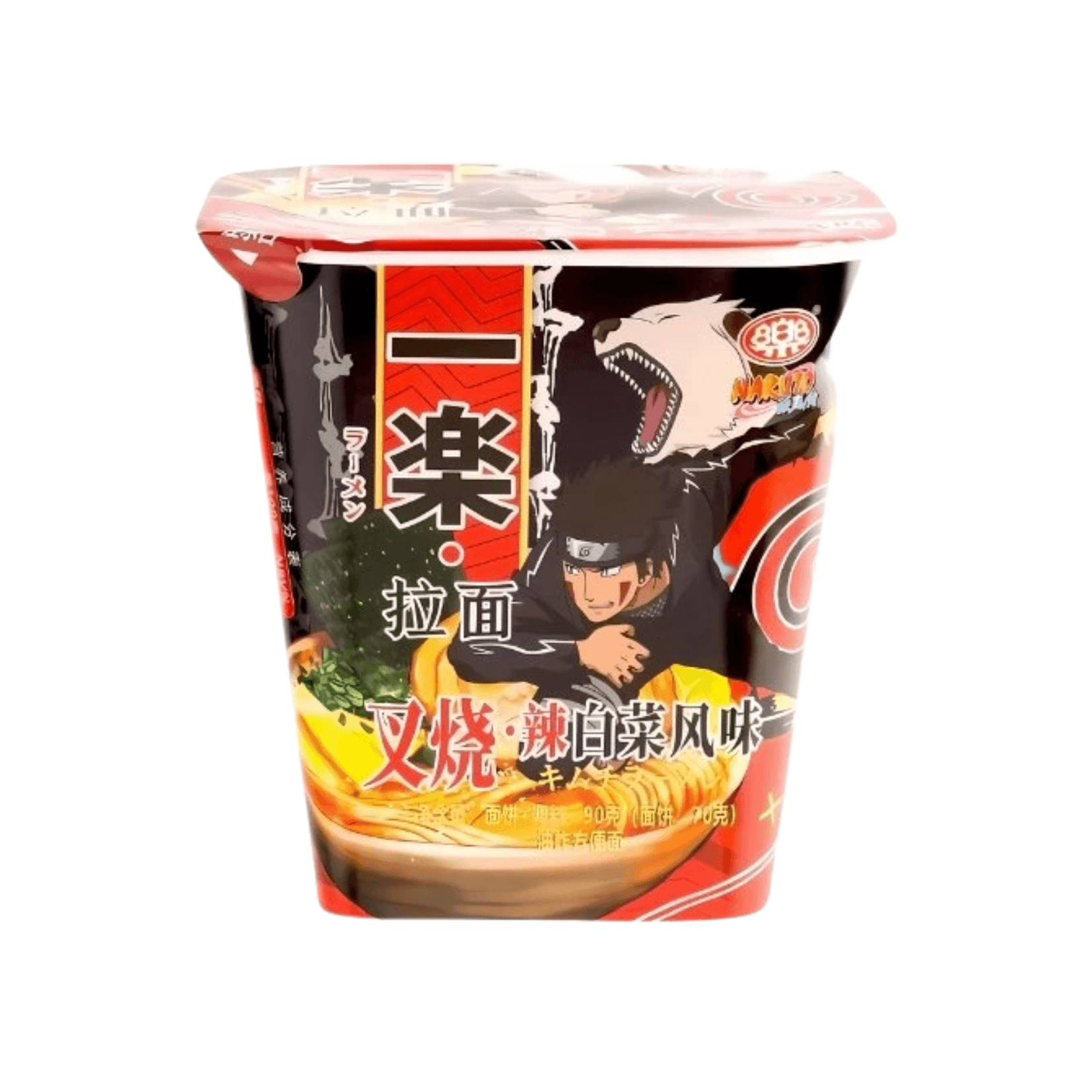 YILE Naruto Char Siu Spicy Cabbage Noodles Cup 90g