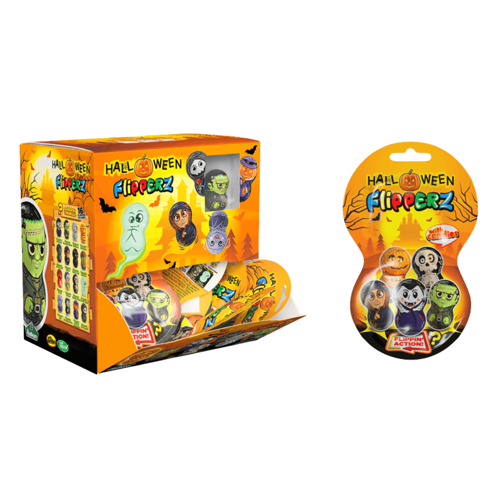 Halloween Flipperz with 10g Candies 
