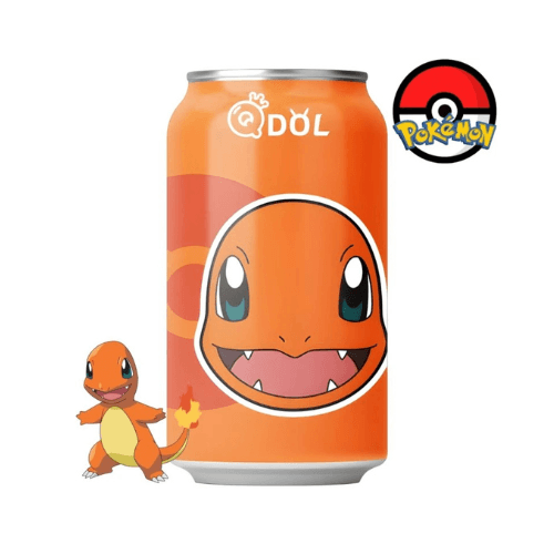 NEW QDol Pokémon Charmander Lychee Sparkling Water 330ml