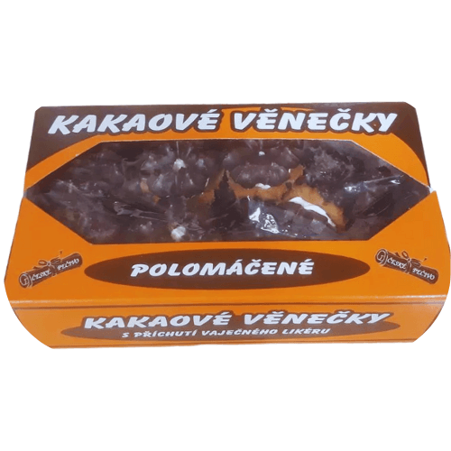 Švrnovo Kakaové Věnečky s příchutí vaječného likéru 380g 
