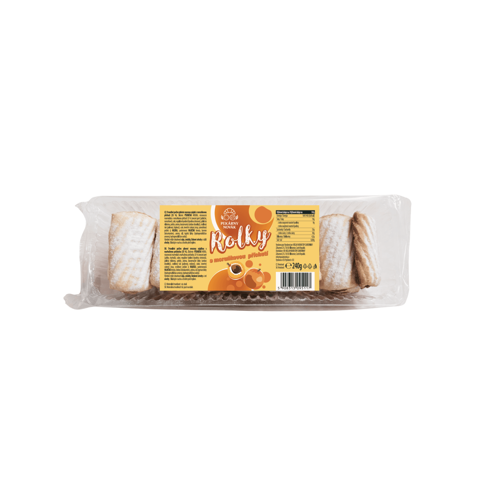 ROLKY Meruňkové 240g
