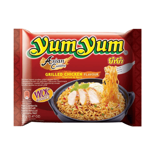 YumYum Nudle instantní – Grilované kuře 70g