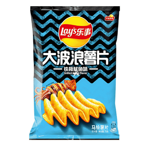 Lays Deep Ridged Squid 70g