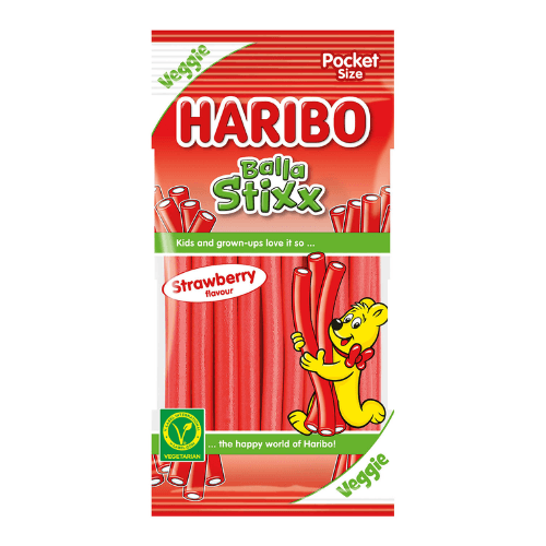 Haribo Balla Stixx Strawberry 80g
