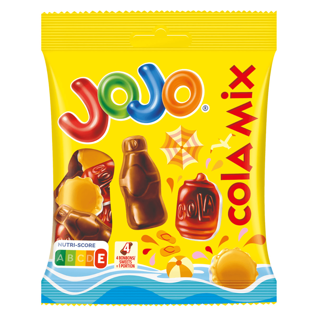Jojo Bonbóny cola mix ovocné želé 80g