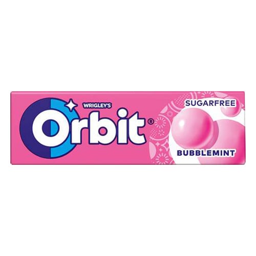 Wrigley's Orbit Žvýkačky bubblemint 14g