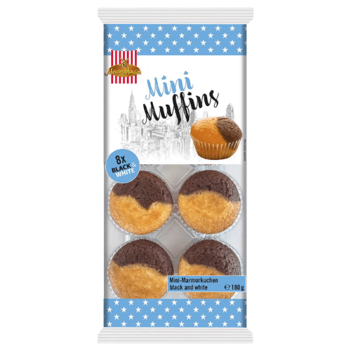 Meister Moulin Mini Muffin Black and White 180g