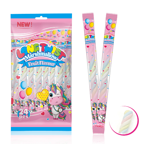 LONG TWIST UNICORN – balené marshmallow 18g 