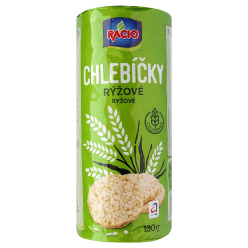 Racio Chlebíčky celozrnné rýžové 130g 