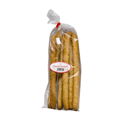 Preličky Pepřené 150g – Křupavá slaná pochoutka s pikantním nádechem