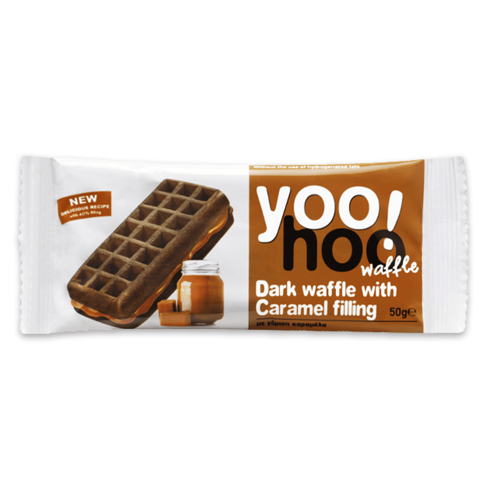 Yoo Hoo Dark Waffle With Salted Caramel Filling 50g