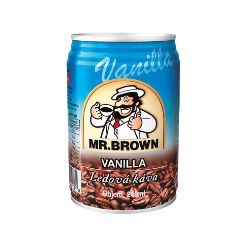 Mr.Brown Ledová káva Vanilla 240ml plech