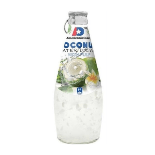 AmericanDrinks kokosový s kousky kokosu 290ml