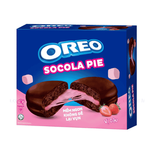 Oreo Socola Pie Strawberry 336g
