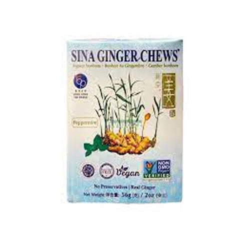 Sina Ginger Peppermint Candy 56g x 12