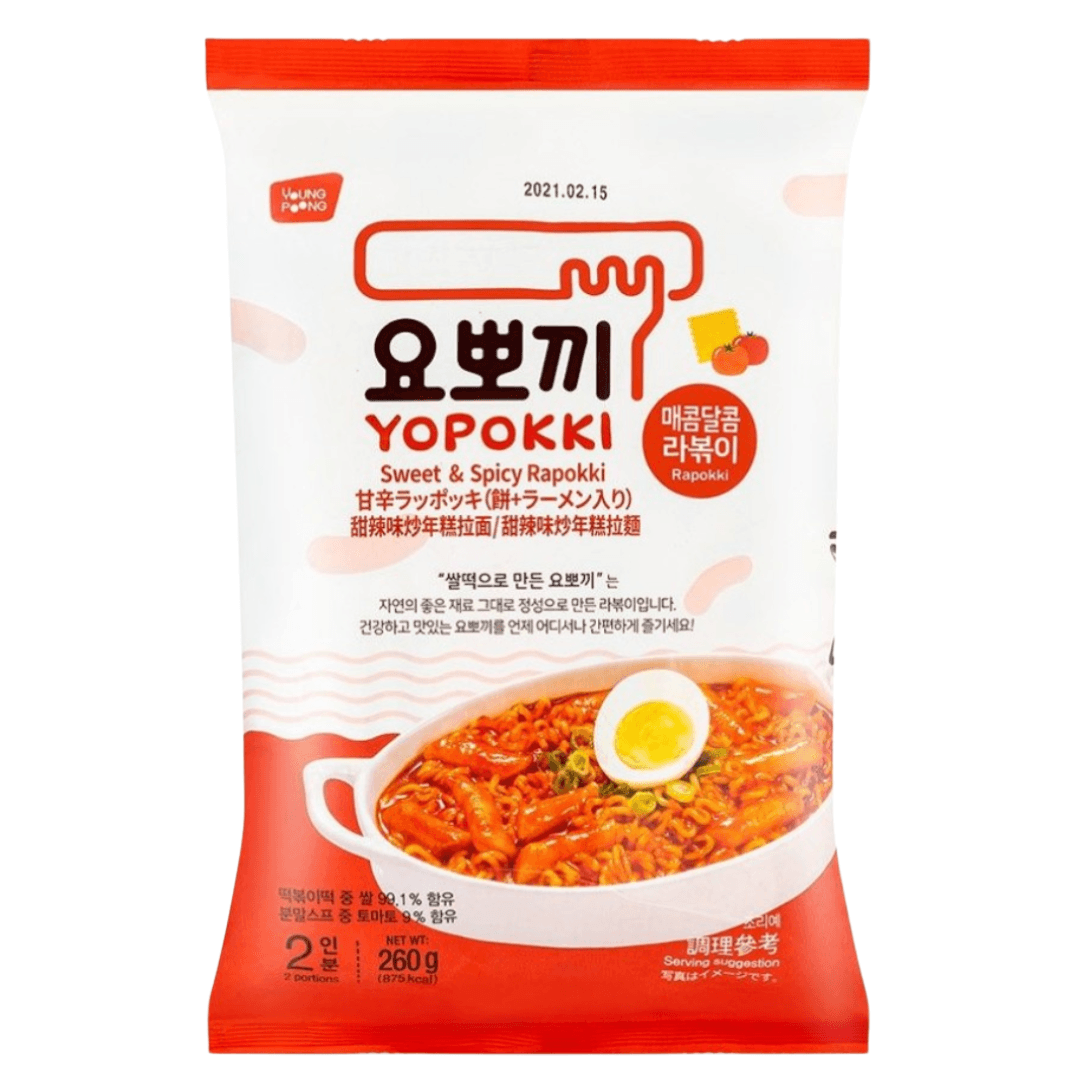 Yopokki Rapokki Sweet & Spicy Pounch 260g