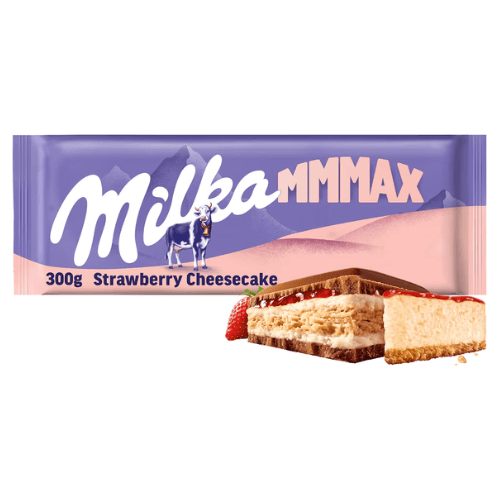 Milka MMMAX Strawberry Cheesecake 300g