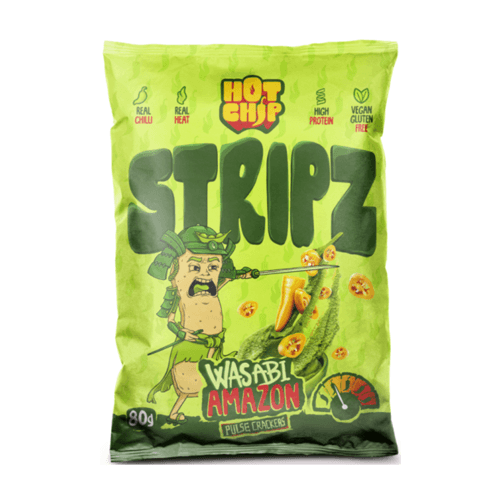 Hot Chip -STRIPZ Wasabi Amazon 80g 
