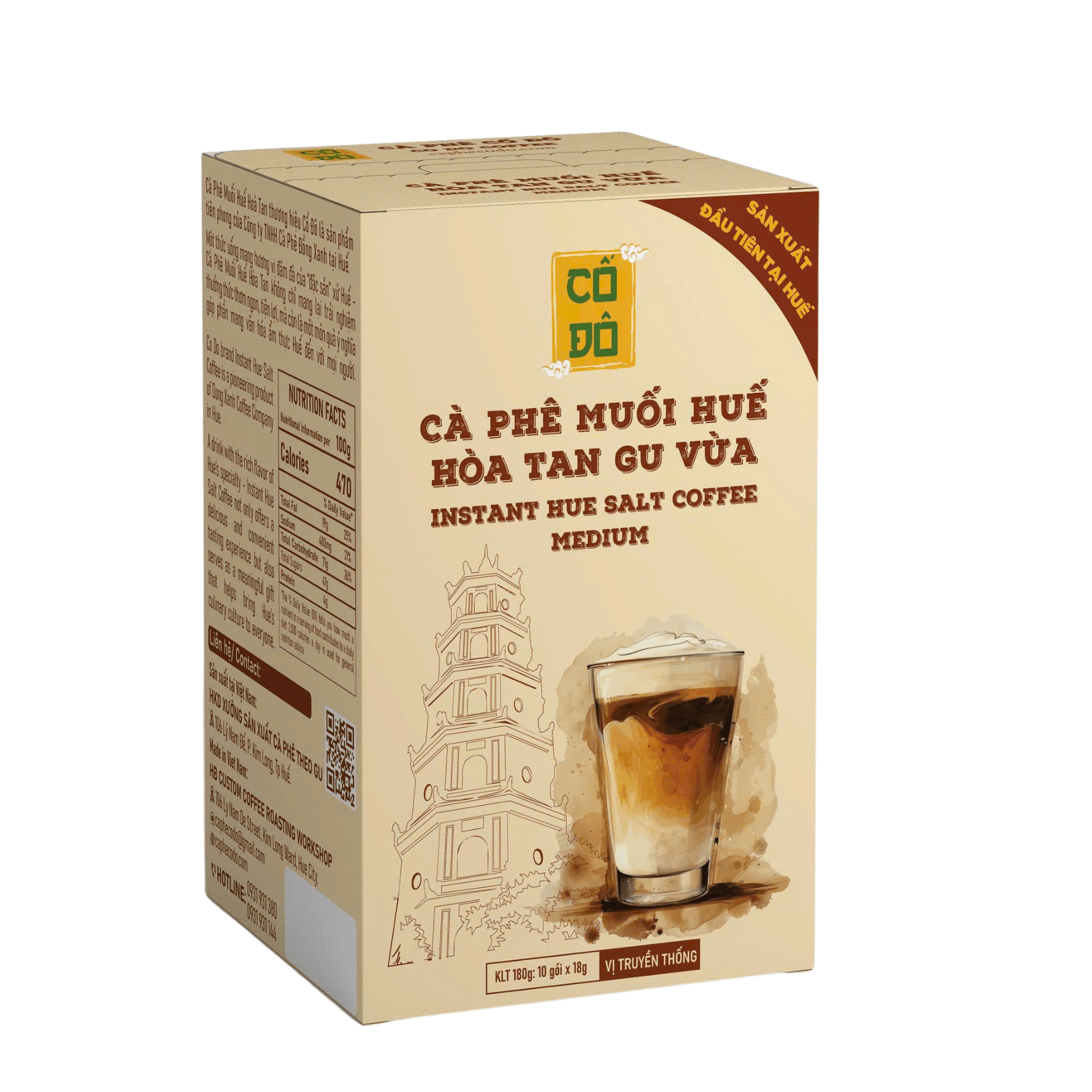 Instantní solená káva Hue 180g 
