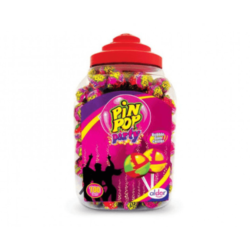 Pinpop Party Lollipop 18g × 100 – Ovocná lízátka pro děti i oslavy