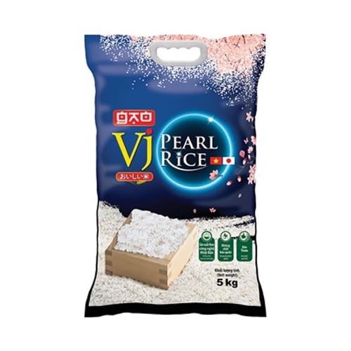 VJ Pearl Rice 5kg – Jemná perlová rýže pro každodenní vaření