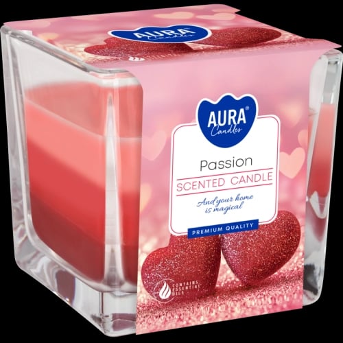 Bispol Aura Passion – svíčka ve skle 170 g