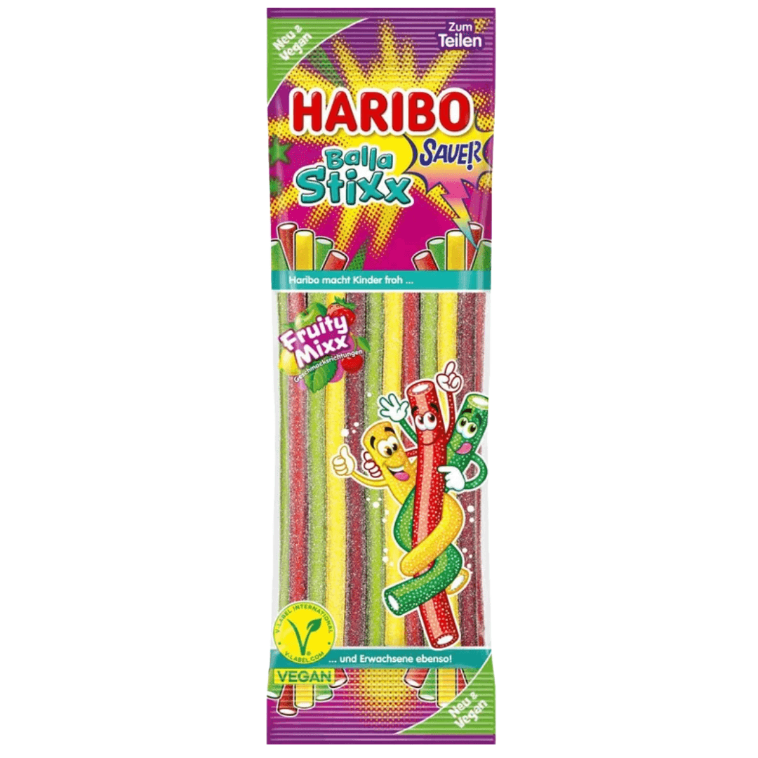 Haribo Balla Stixx Fruity Mixx sauer vegan 175g
