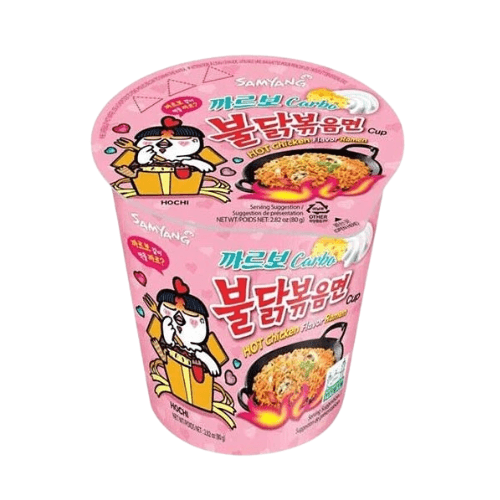 Samyang Ramen Carbonara Chicken Spicy V Kelímku 80g