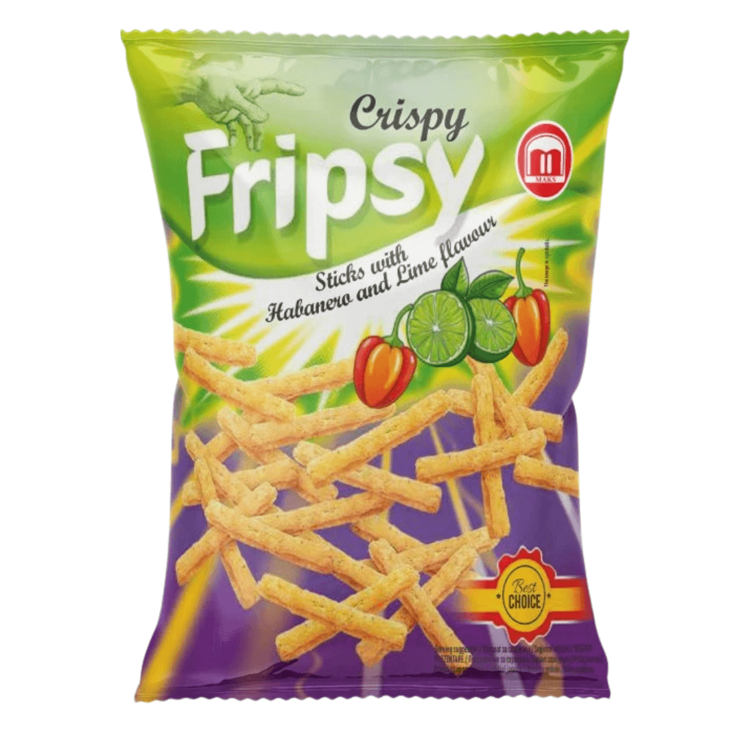 FRIPSY Sticks -Habanero and Lime flavour 50g