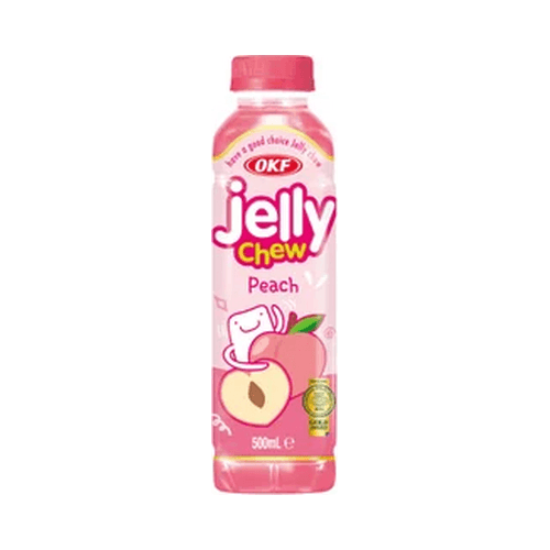 OKF Jelly Chew Peach Drink 500ml