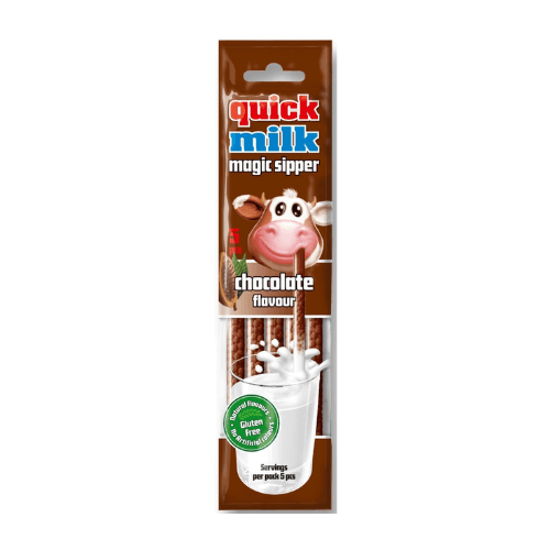 Quick Milk Čokoládová brčka do mléka 30g
